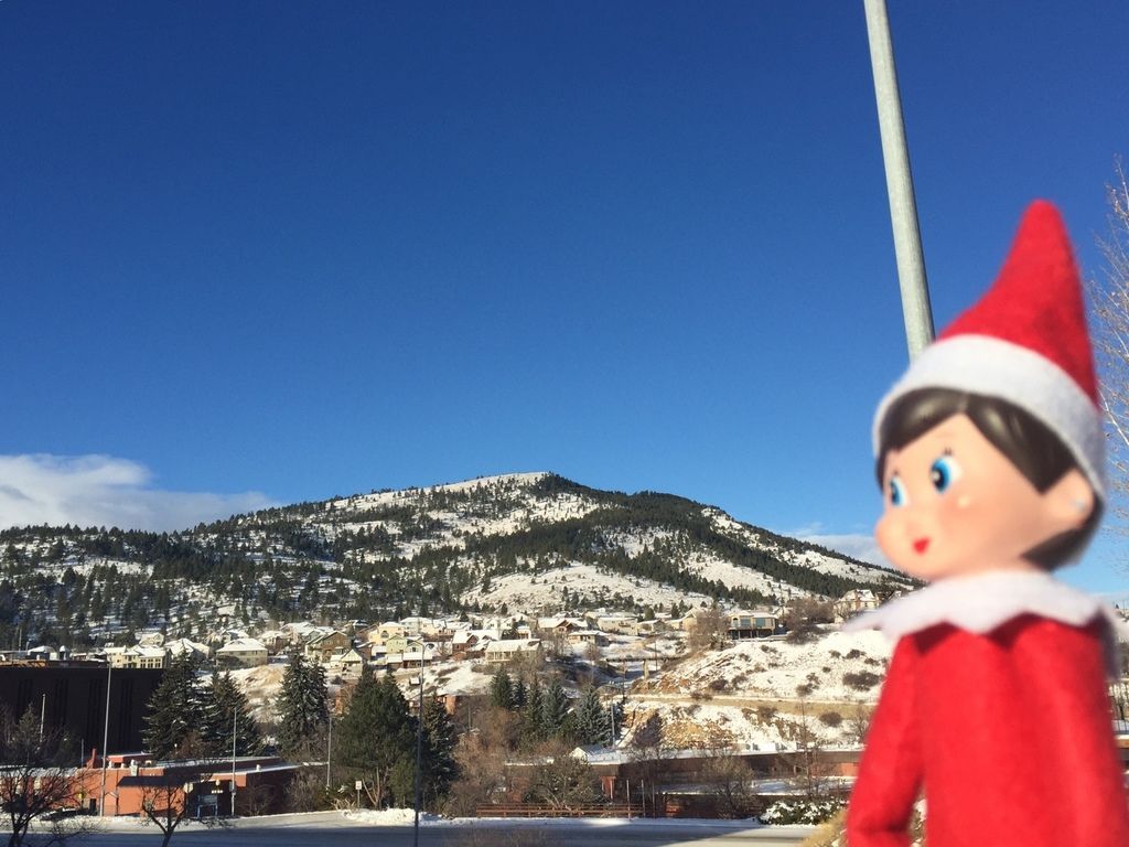 In front of Mount Helena